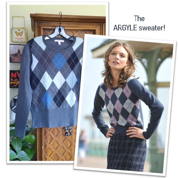 Merona Sweaters - 3/$10 MERONA Argyle Sweater Pullover - Size S (Bundle only)